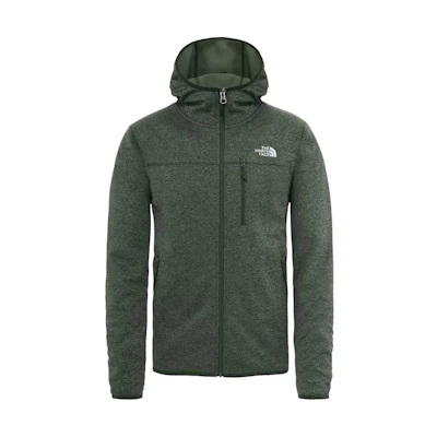 TNF Solid Logo Hoodie Jacket - Gray NF0A3BTJ-JNT