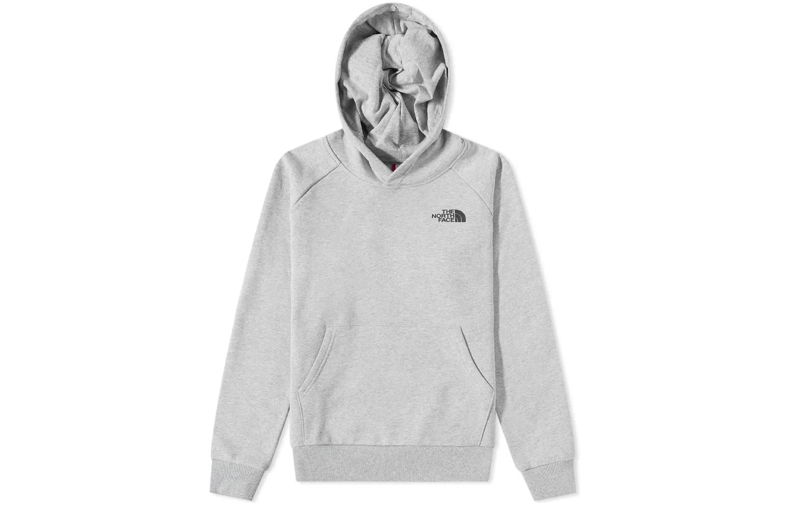 TNF Solid Logo Hoodie Pullover Light Gray NF0A2ZWU-DYX