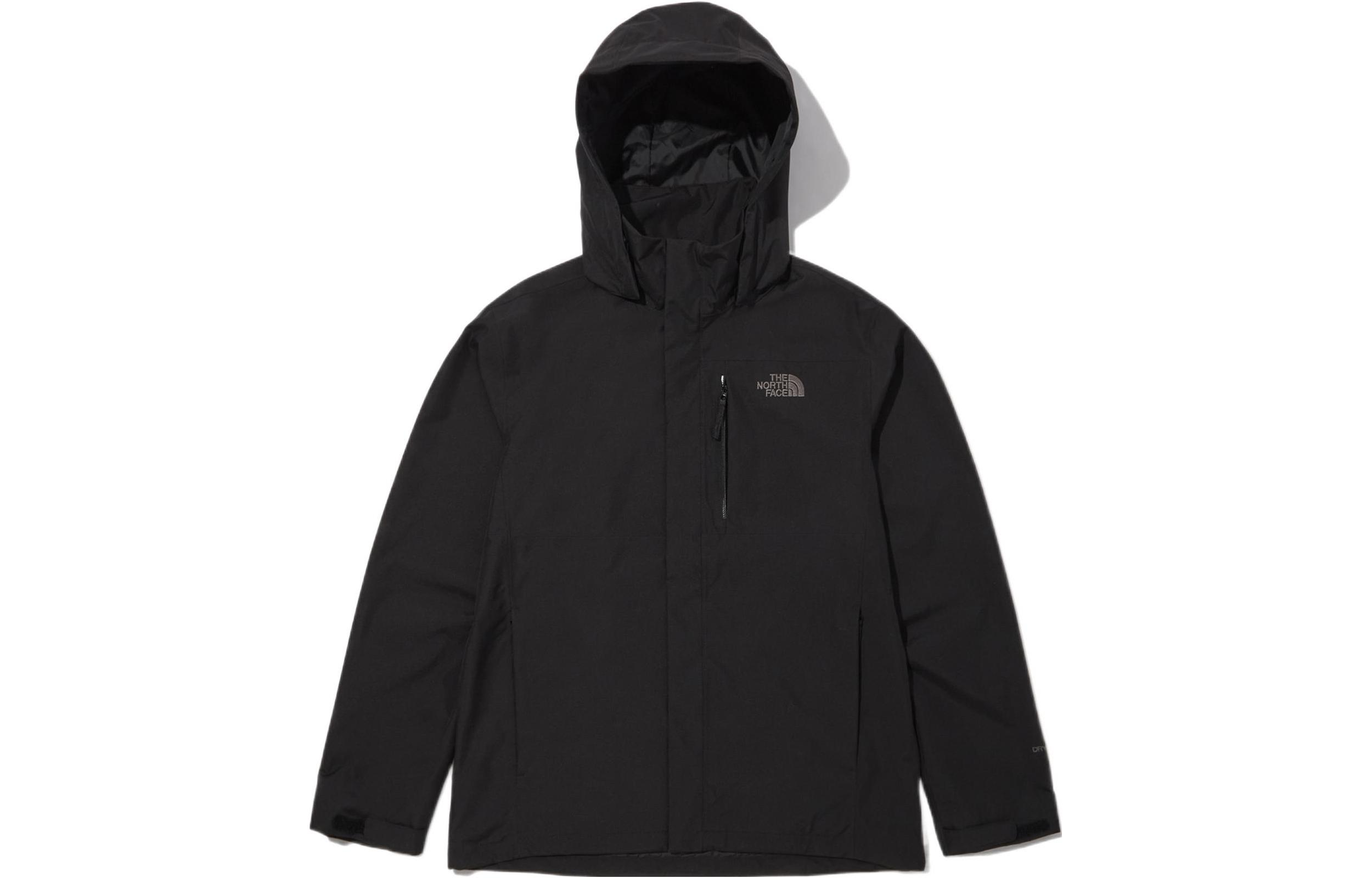 TNF Solid Logo Patch Hoodie Jacket Black NJ2HN52A 圖 2