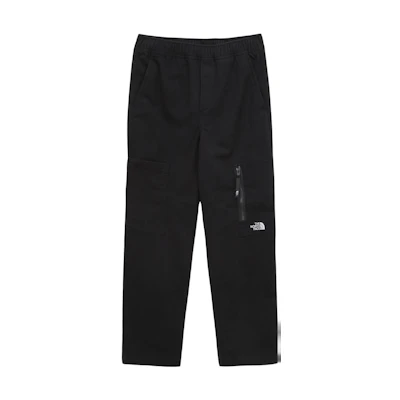 TNF Solid Logo Pocket Straight Pants Black Japan Edition NP6NM52J