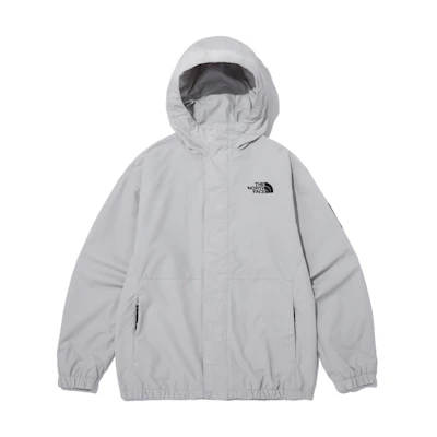 TNF Solid Logo Print Hoodie Jacket Light Grey nj3bn55K
