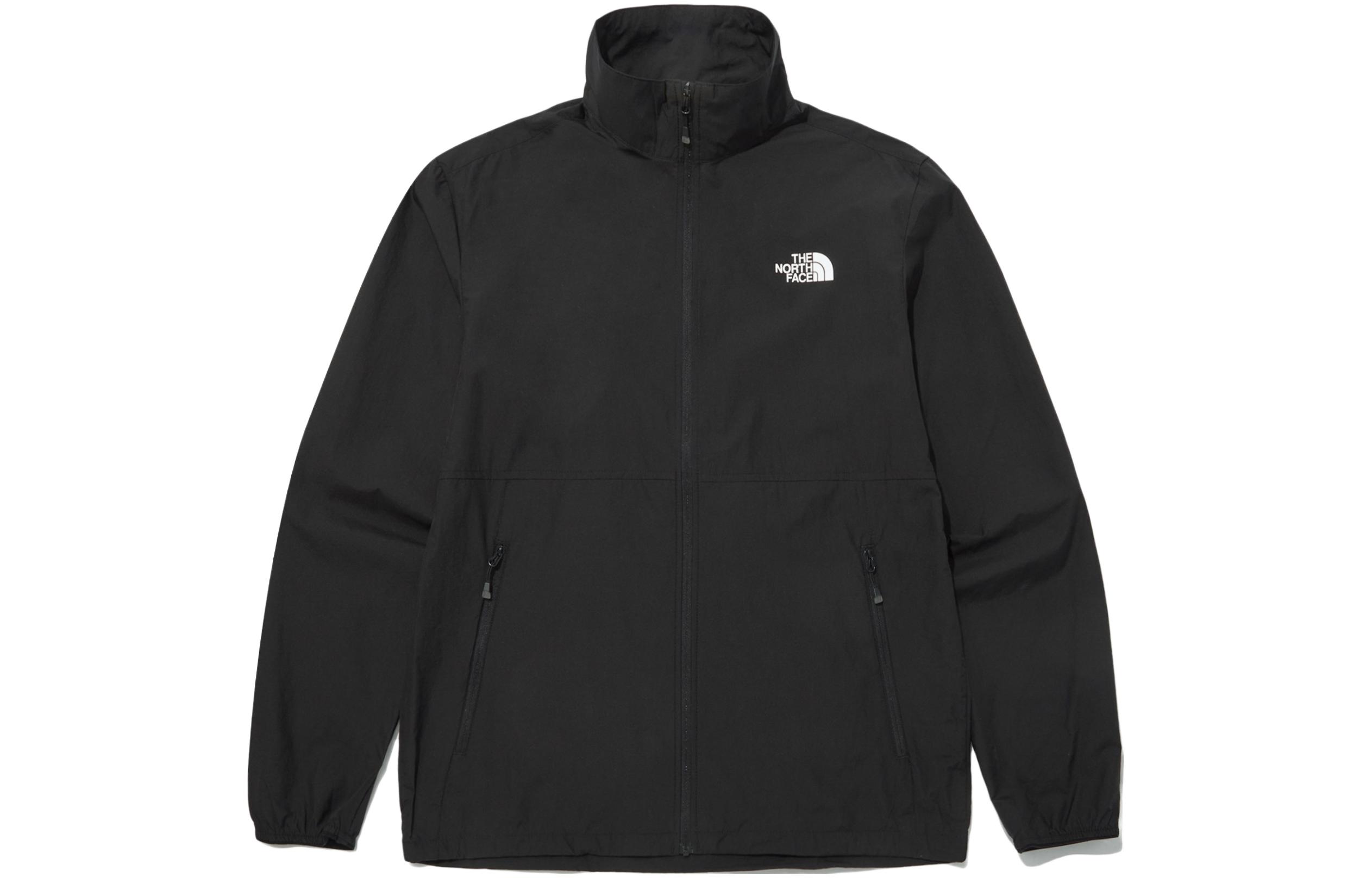 TNF Solid Logo Print Long-Sleeve Jacket Black NJ3LP04A 圖 2