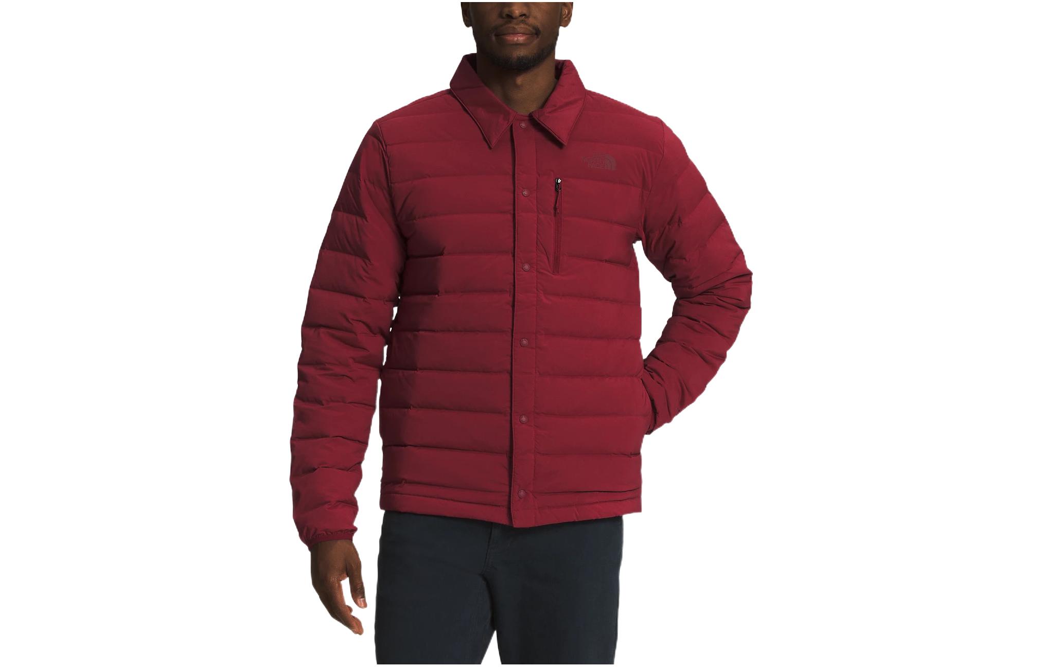 TNF Solid Logo Print Single-Breasted Down Jacket for Men NF0A7UJG-6R3