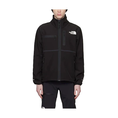 TNF Solid Logo Print Stand Collar Jacket Black () NFOA7UQ8-JK3