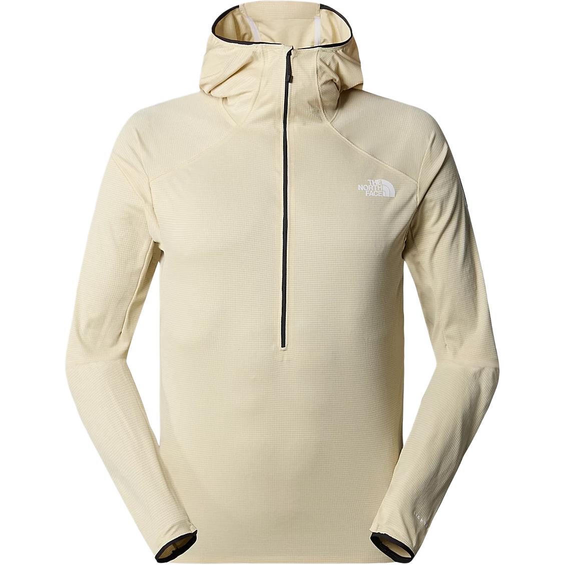 TNF Solid Logo Print Zip-Up Hoodie Jacket Light Brown NF0A84PT-3X4