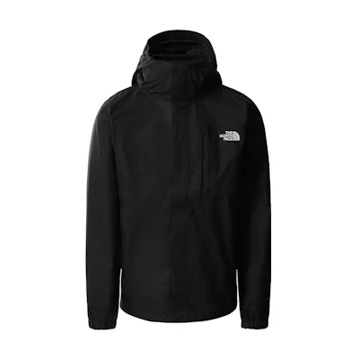 TNF Solid Logo Print Zip Hoodie Jacket - Black NFOA3YFH-JK3