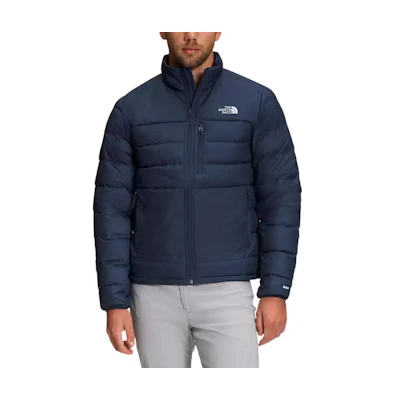TNF Solid Logo Print Zip Long Sleeve Down Jacket NF0A4R29-8K2