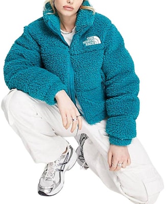 THE NORTH FACE Solid Logo Printed Zip-Up High Collar Jacket Blue NF0A7WSK-2W9 Shop THE NORTH FACE Solid Logo Printed Zip-Up High Collar Jacket Blue NF0A7WSK-2W9