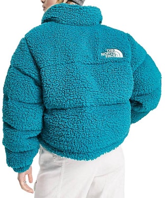 THE NORTH FACE Solid Logo Printed Zip-Up High Collar Jacket Blue NF0A7WSK-2W9 Details for THE NORTH FACE Solid Logo Printed Zip-Up High Collar Jacket Blue NF0A7WSK-2W9