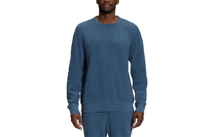 TNF Solid Logo Pullover Sweatshirt Blue NF0A7UNX-HDC