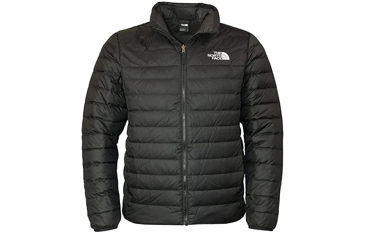 TNF Solid Logo Quilted Zip Jacket Black NF0A55XG-JK3
