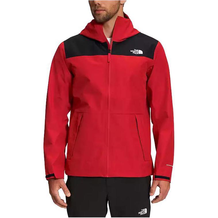 TNF Solid Logo Red Long Sleeve Hoodie Jacket  NF0A7QB2-KZ3