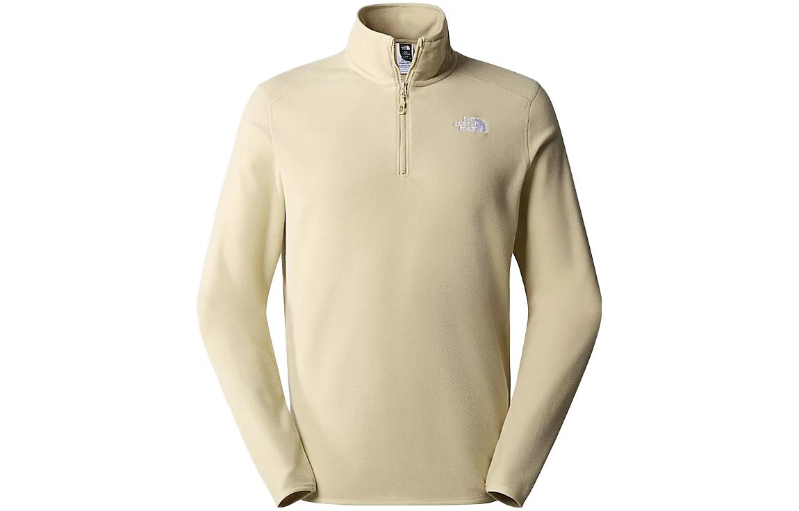 TNF Solid Logo Stand Collar Half-Zip Fleece Pullover NF0A855W-3X4