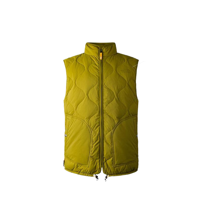 The North Face Solid Logo Stand Collar Zip Vest Light Green NF0A83SD-I0N