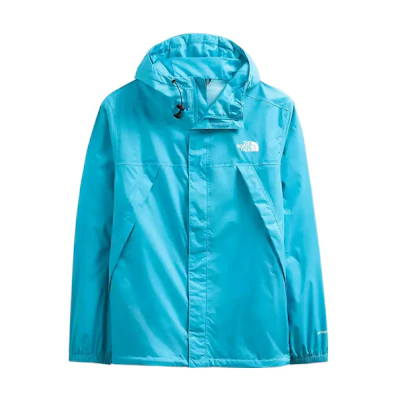 TNF Solid Logo Waterproof Hooded Jacket Blue Mens NF0A7QEY-3X5