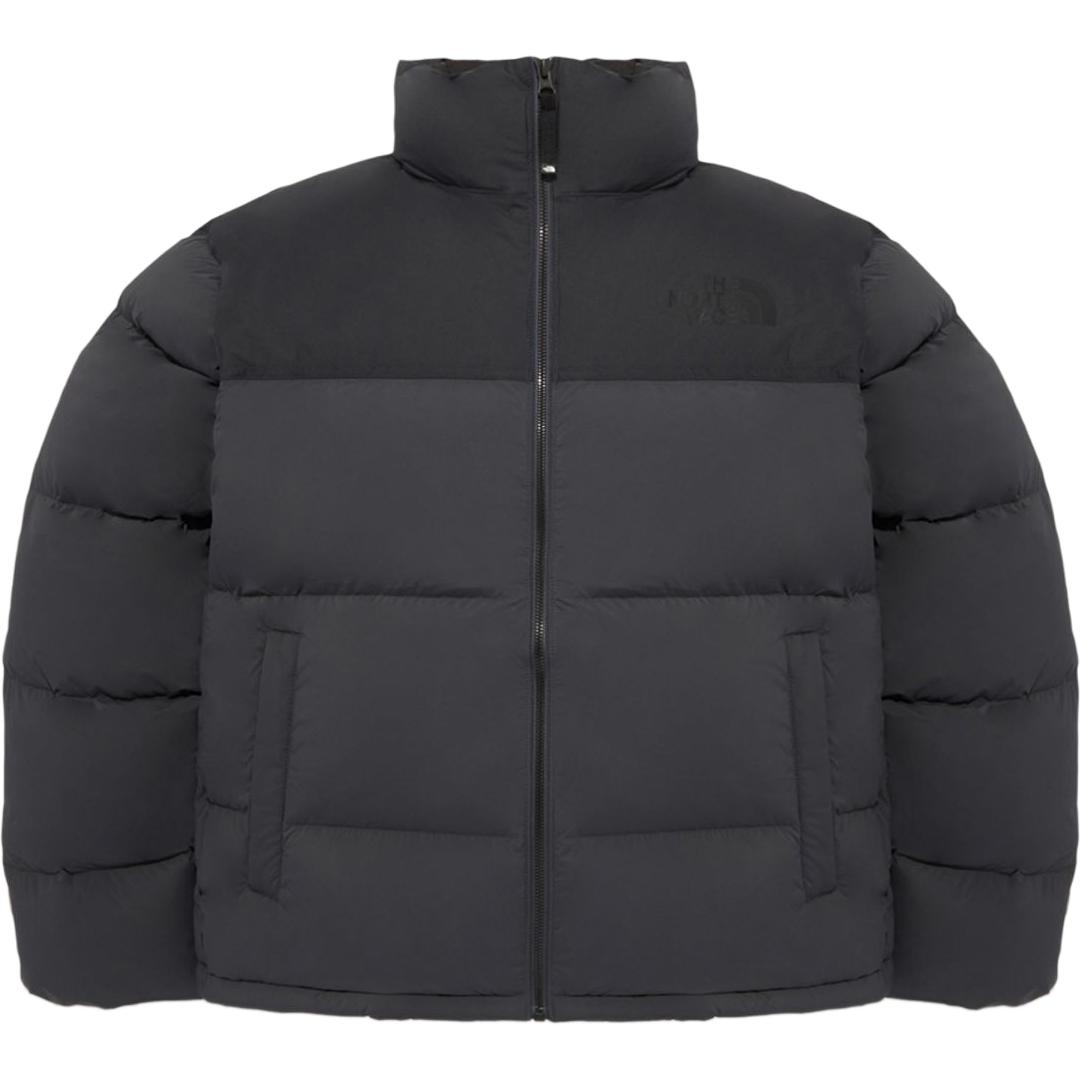 TNF Solid Logo Zip-Up Down Jacket Dark Grey NJ1DQ79B