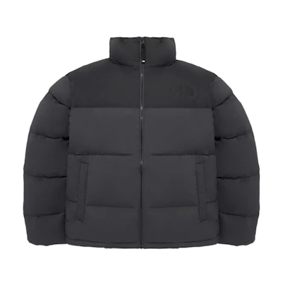 TNF Solid Logo Zip-Up Down Jacket Dark Grey NJ1DQ79B