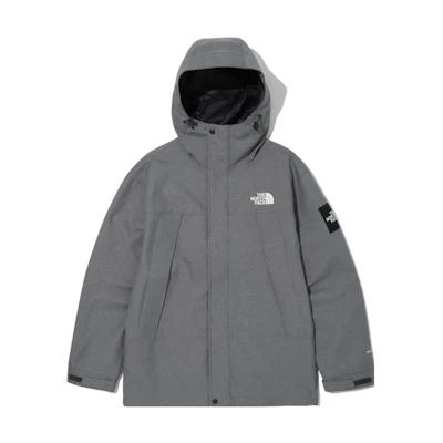 TNF Solid Logo Zip-Up Hoodie Jacket Unisex - Grey NI2HN03J