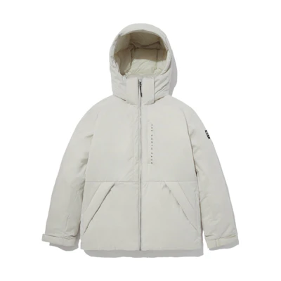 TNF Solid Logo Zip-up Hoodie Jacket White Unisex NJ1DN54L