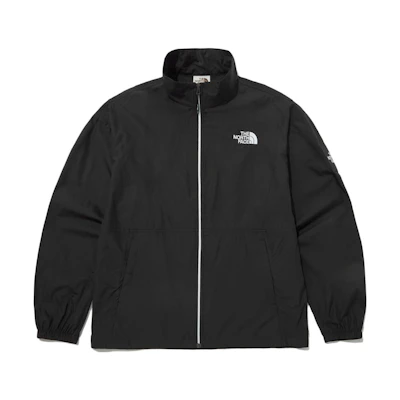 TNF Solid Logo Zip-Up Jacket for Men - Black NJ3LP01J