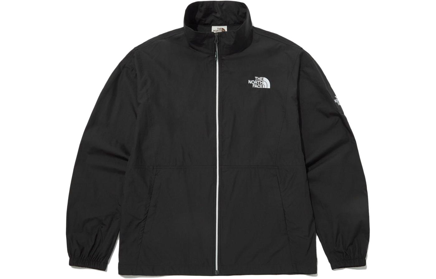 TNF Solid Logo Zip-Up Jacket for Men - Black NJ3LP01J 圖 2