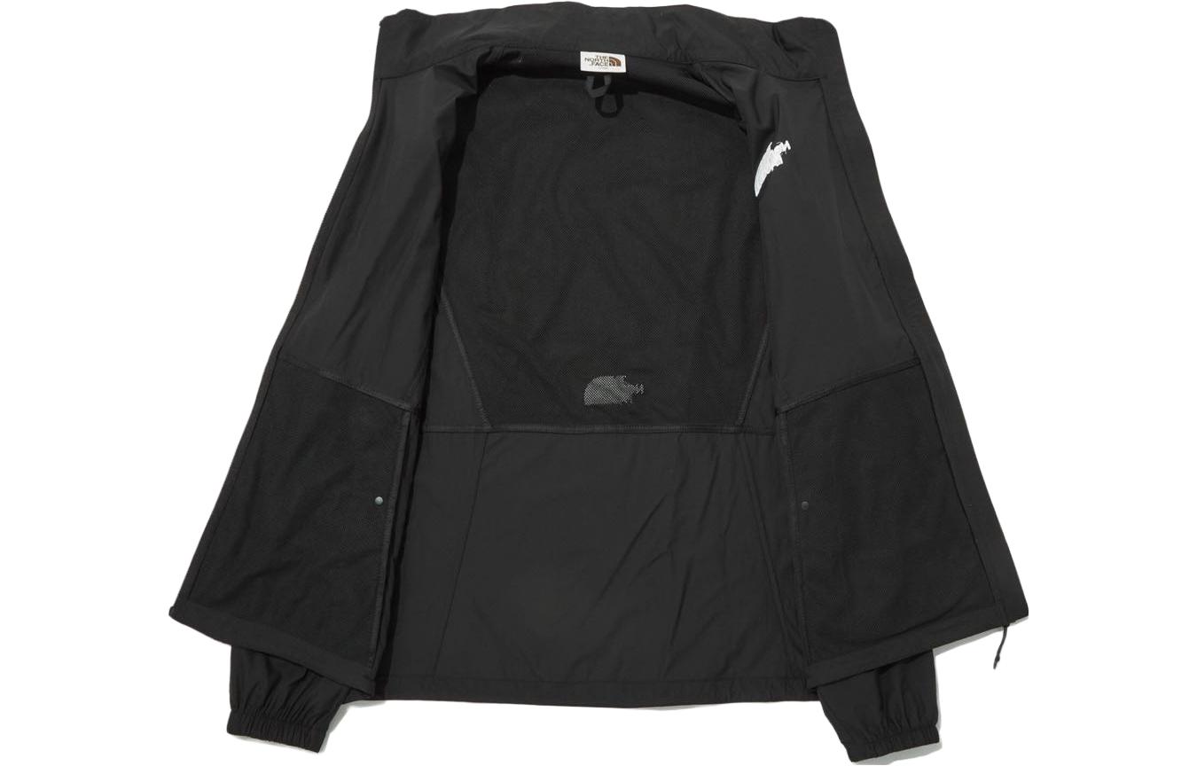 TNF Solid Logo Zip-Up Jacket for Men - Black NJ3LP01J 圖 4