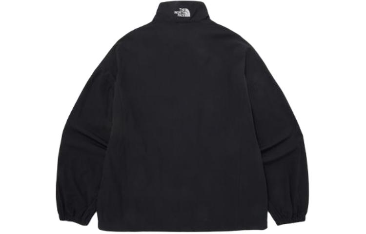 TNF Solid Logo Zip-Up Stand Collar Jacket Unisex Black NJ3BQ09J 圖 3