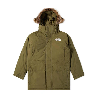 TNF Solid Logo Zip Hoodie Jacket Green NF0A4M8G-7D6