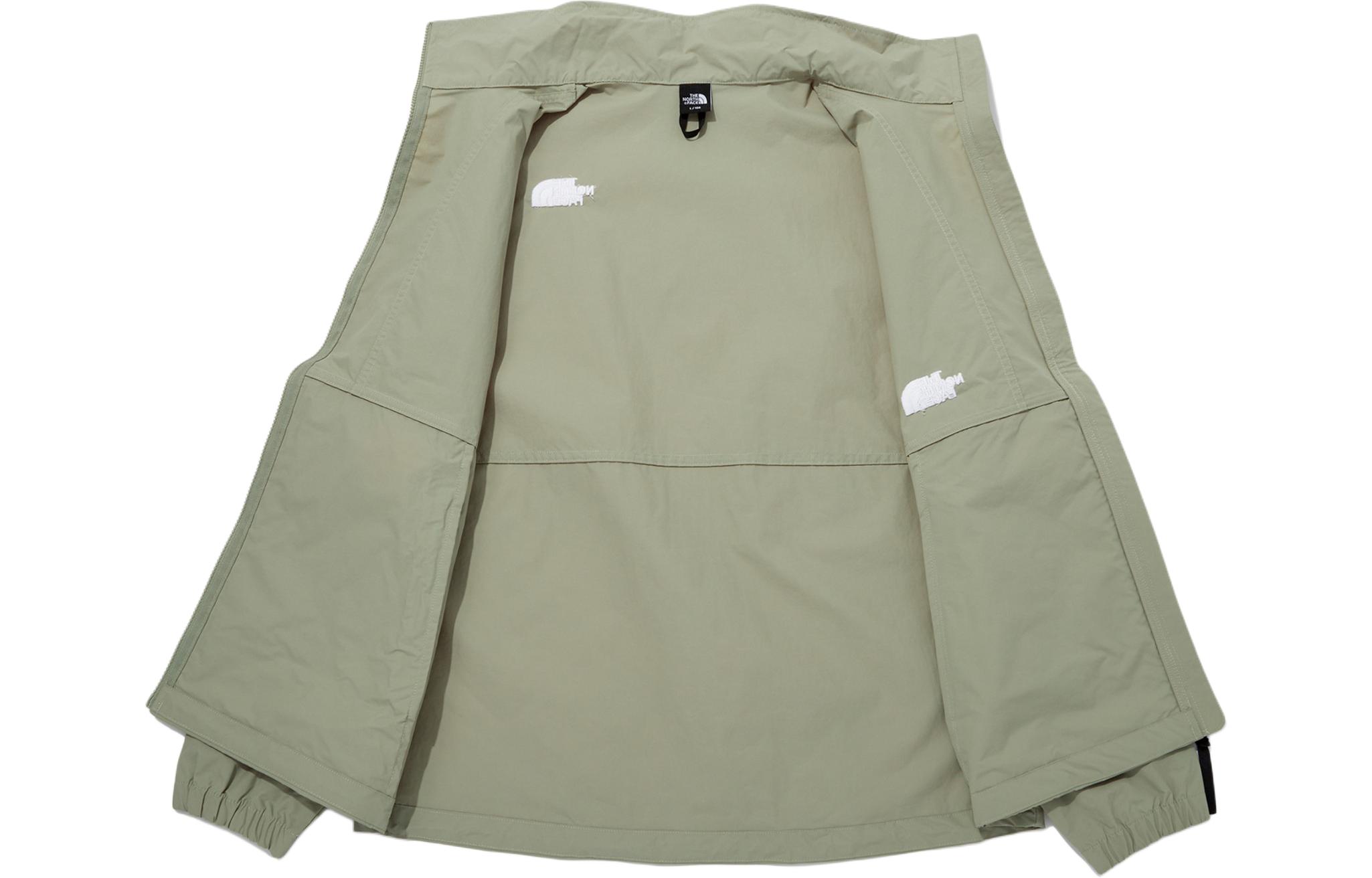 TNF Solid Loose Fit Stand Collar Zip Jacket - Slate Color NJ3BQ05B 圖 4