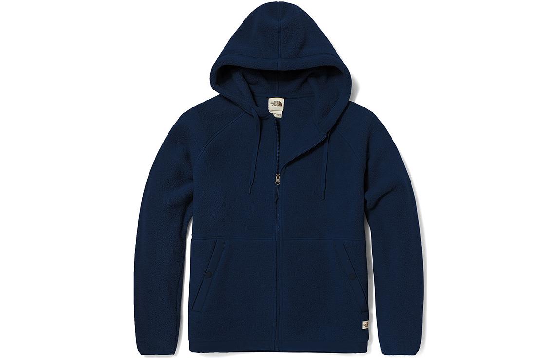 TNF Solid Navy Blue Fleece Hoodie NF0A7QOV-8K2