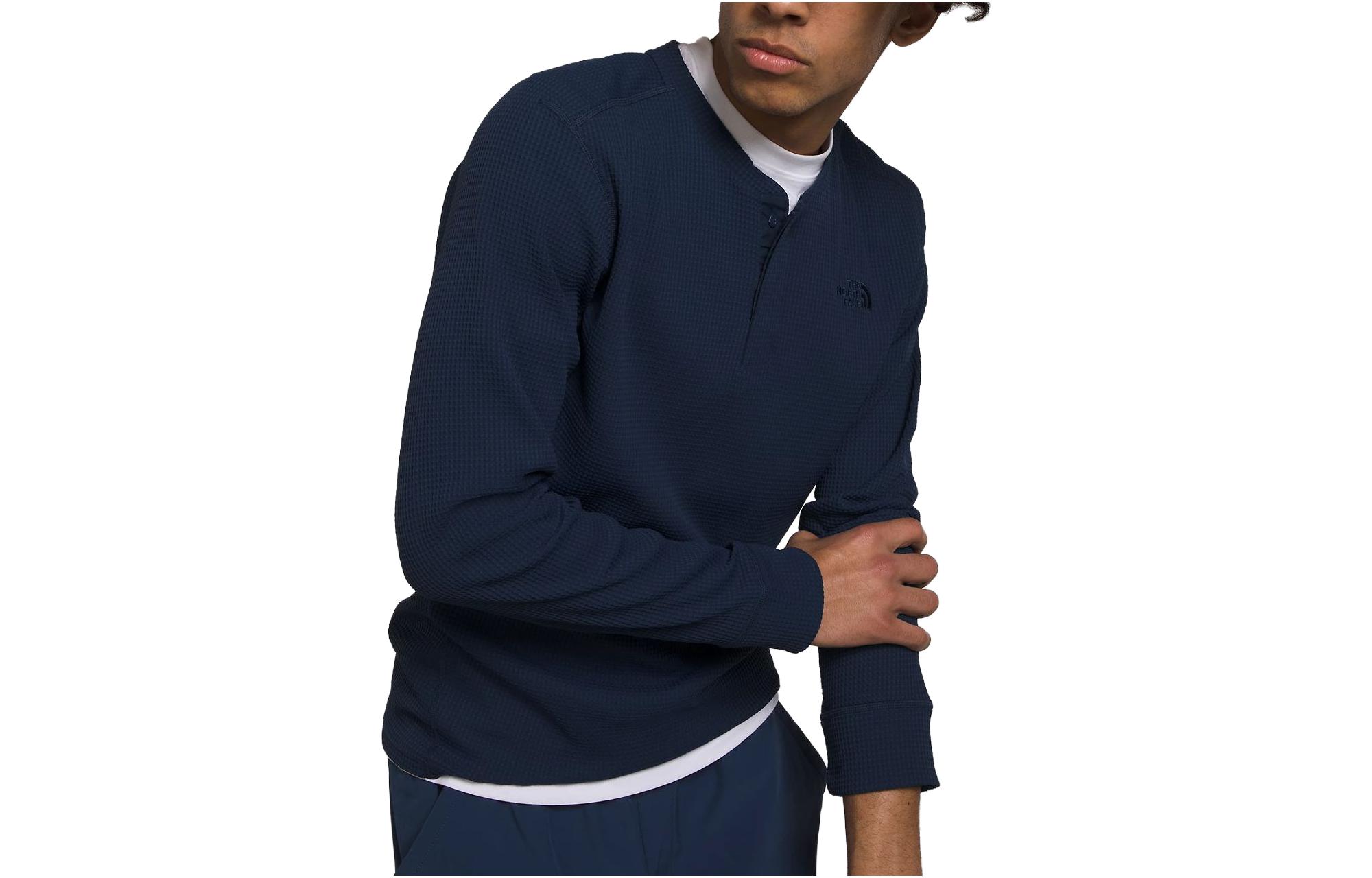 TNF Solid Pullover Crewneck Sweatshirt Deep Blue NF0A84FT-8K2