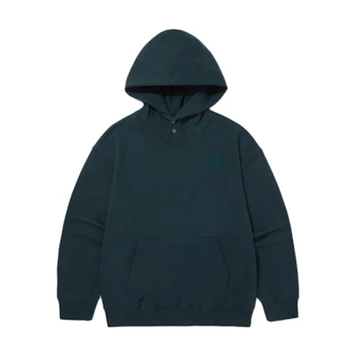 TNF Solid Pullover Hoodie Green Long Sleeve Sweater NM5PQ-55C