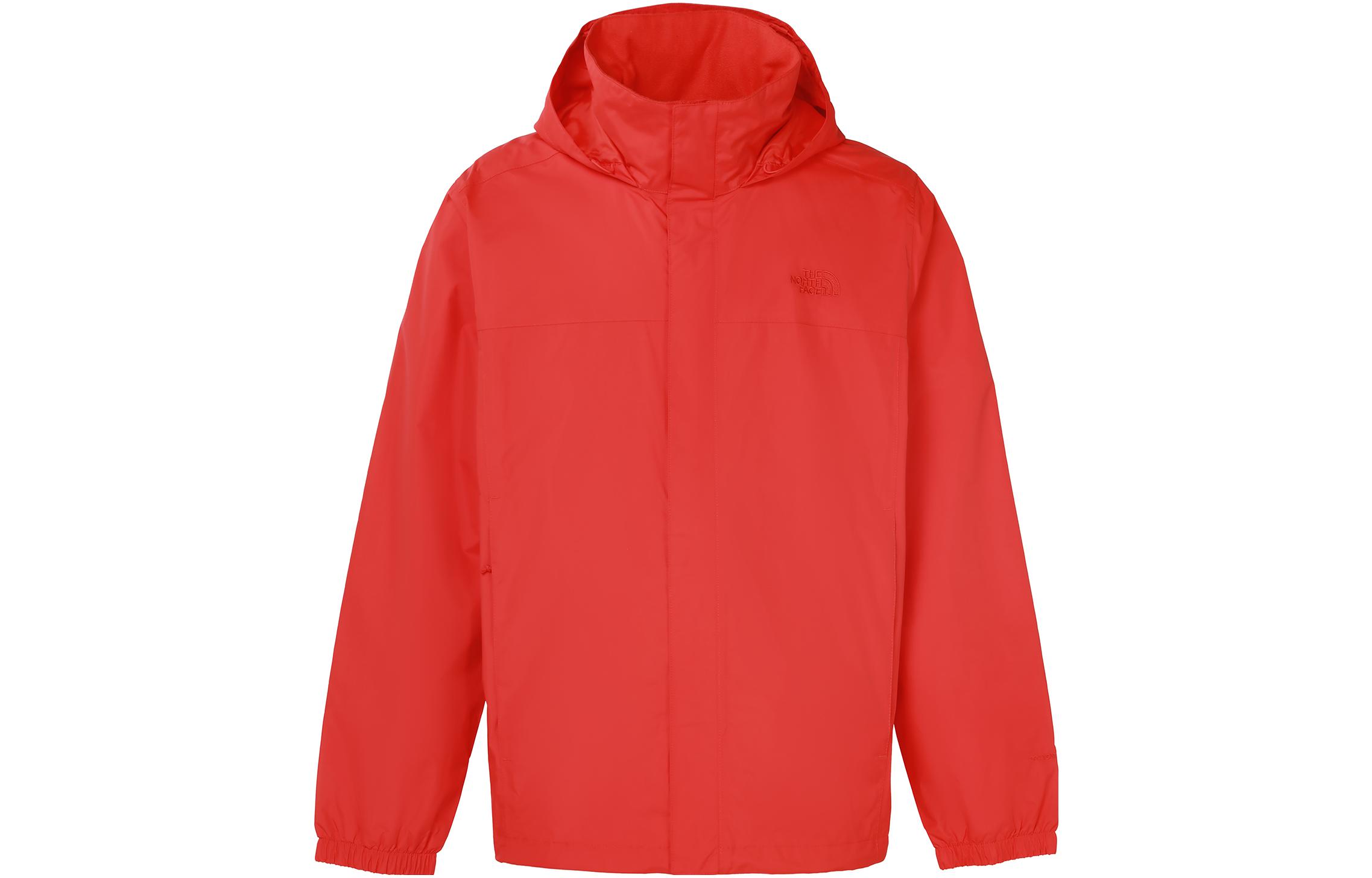 TNF Solid Red Hooded Zip Jacket for Men NF0A2VD515Q