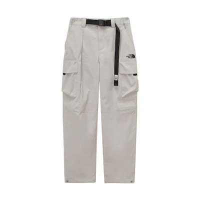 TNF Solid Straight-Fit Cargo Pants Unisex Cream White NP6NP54K