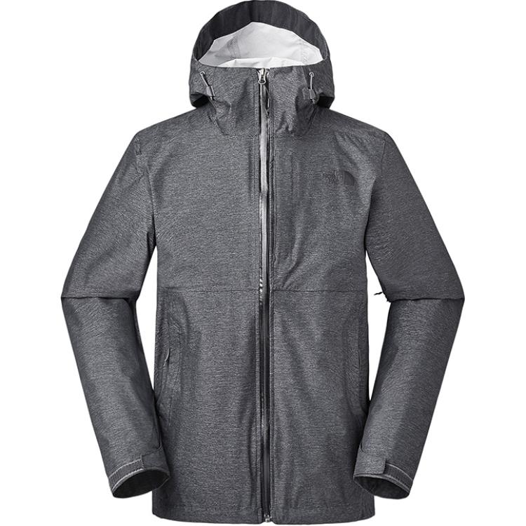 TNF Solid Waterproof Hooded Jacket - Dark Gray NF0A3V9C-DYZ