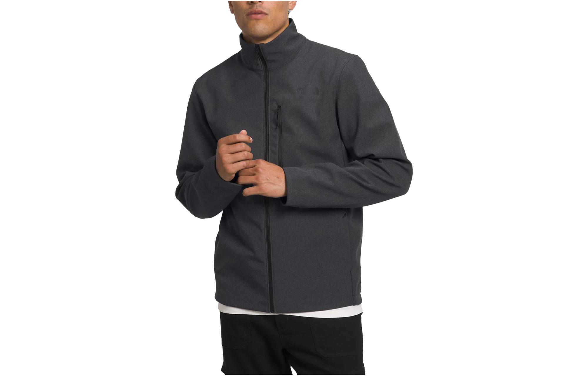 TNF Solid Zip-Up High-Neck Jacket Deep Gray NF0A84HR-DYZ