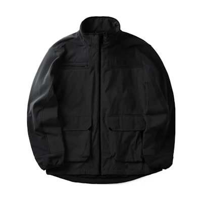 TNF Solid Zip-Up Multi-Pocket Outdoor Jacket with Stand Collar NF0A5JW2-JK3