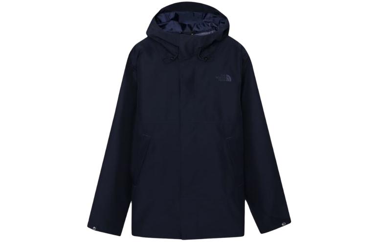TNF Solid Zip Hoodie Jacket in Navy Blue NF0A7QBGRG1