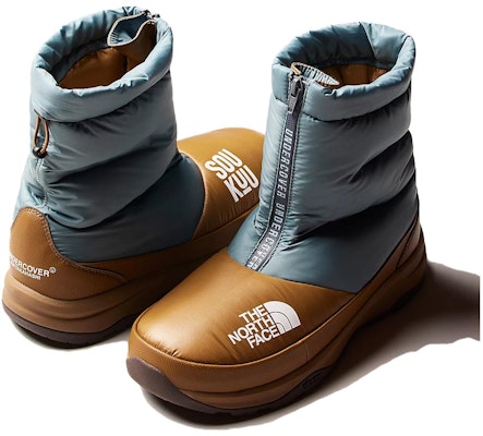 The North Face Soukou Series 'Blue Brown Zip Comfort High-Top Snow Boot' 84SD-O41 Shop The North Face Soukou Series 'Blue Brown Zip Comfort High-Top Snow Boot' 84SD-O41