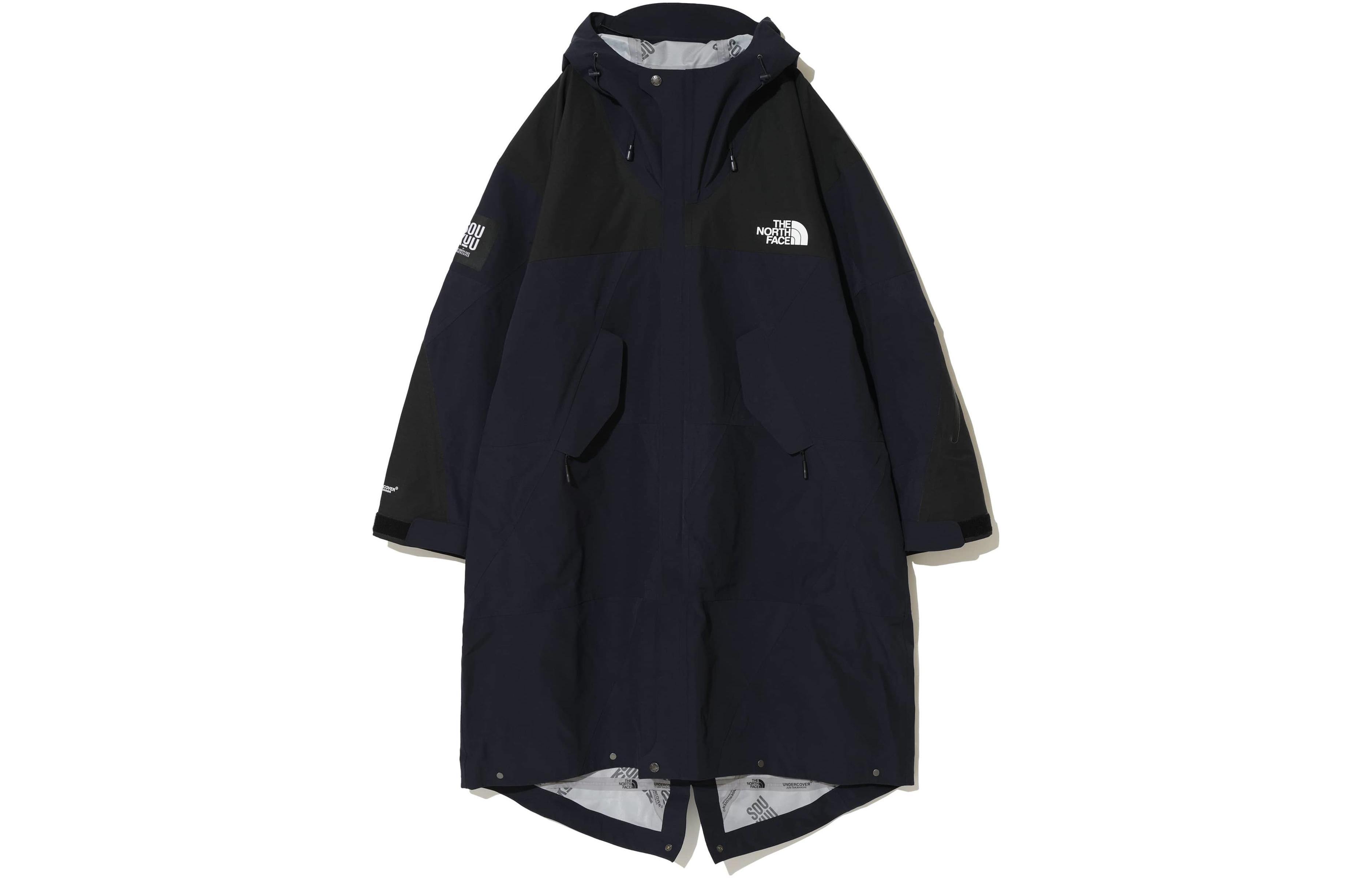 TNF Soukuu Navy Waterproof Long Hiking Jacket FW23 Unisex NF0A84S5-W2J