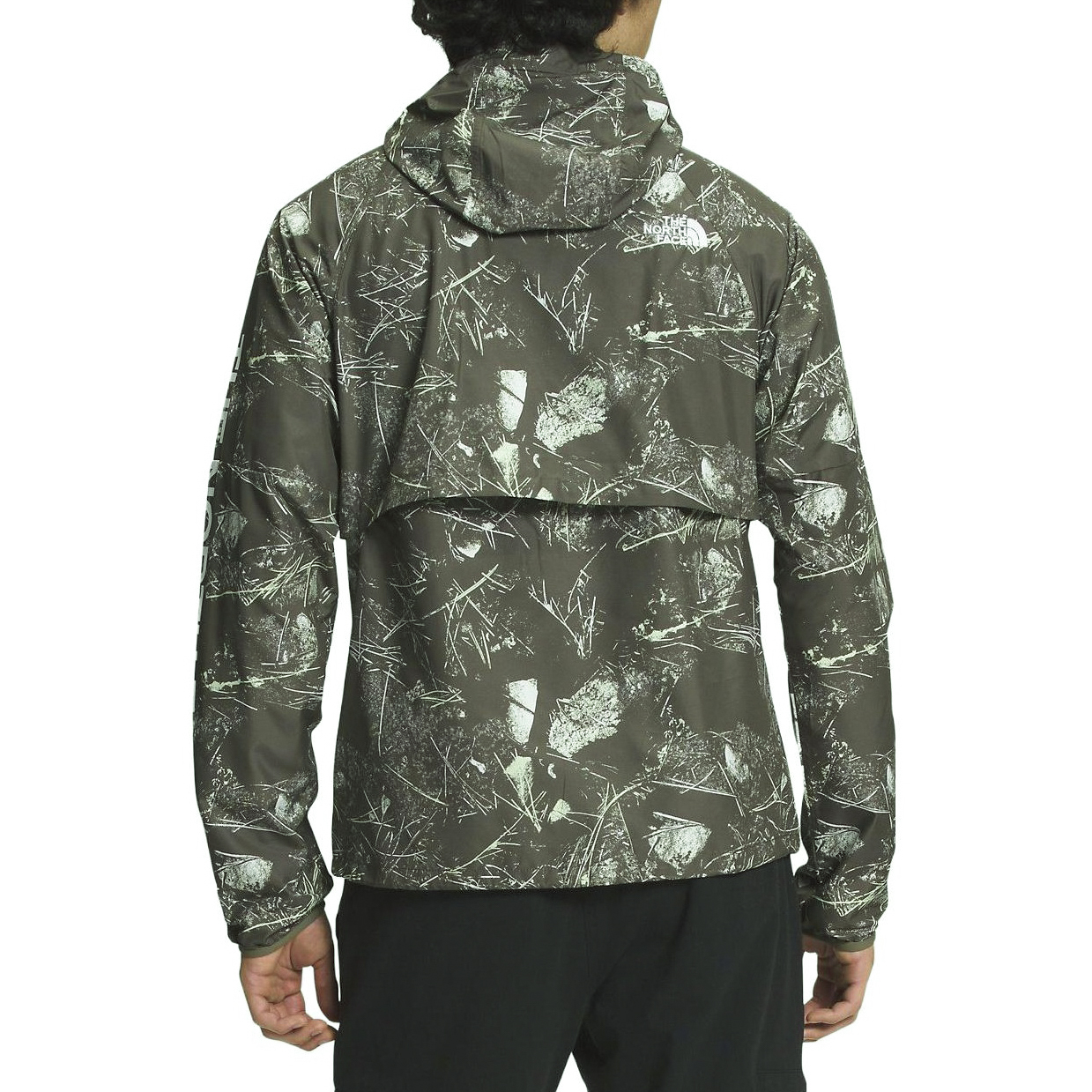 TNF Spliced Print Hoodie Jacket Grey Green NF0A82QQ-IPP 圖 6