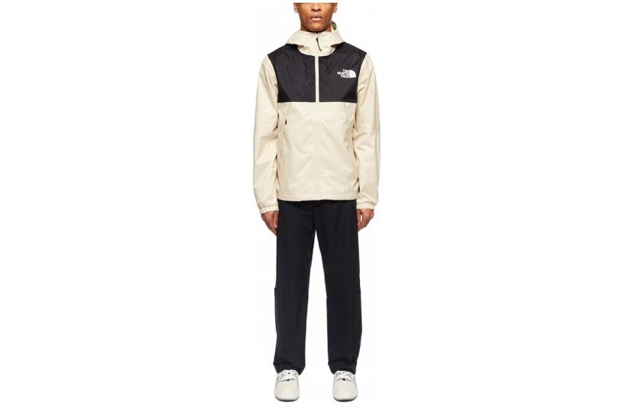 THE NORTH FACE SS22  Patchwork Logo Print Drawstring Hoodie Jacket Off-White NF0A5IG2-3X4