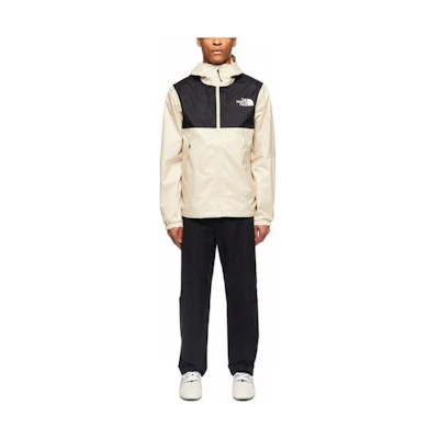 THE NORTH FACE SS22 Patchwork Logo Print Drawstring Hoodie Jacket Off-White NF0A5IG2-3X4