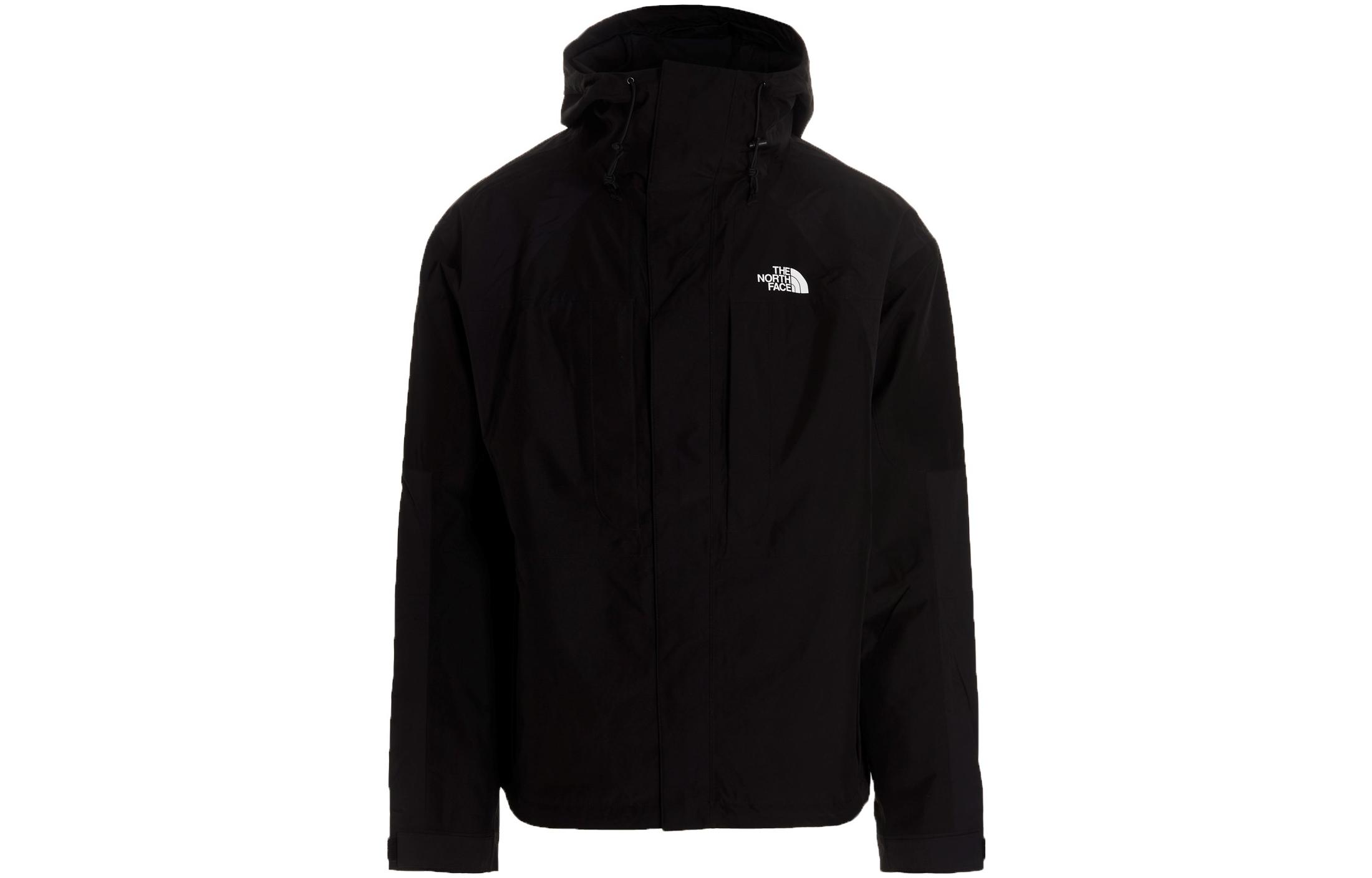 TNF SS22 Black Hoodie Jacket with Logo Embroidery NF0A5J55-JK3