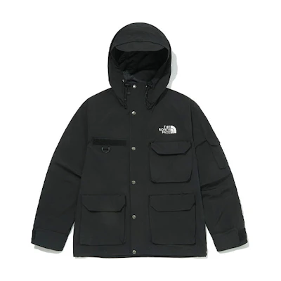 TNF SS22 Black Multi-Pocket Windbreaker Jacket NJ3BM10A