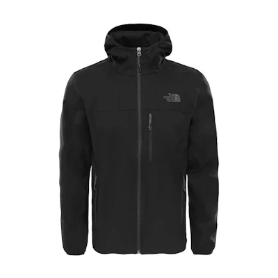 TNF SS22 Black Windbreaker Jacket with Embroidered Logo NF0A2XLB-JK3