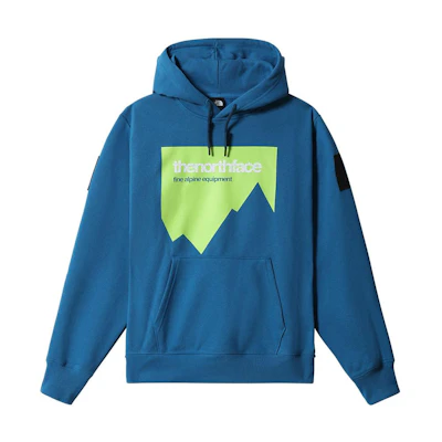 TNF SS22 Blue Printed Casual Hoodie for Men NF0A5J4Q-M19