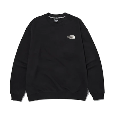 TNF SS22 Essential Logo Crewneck Sweatshirt Black NM5MN03A