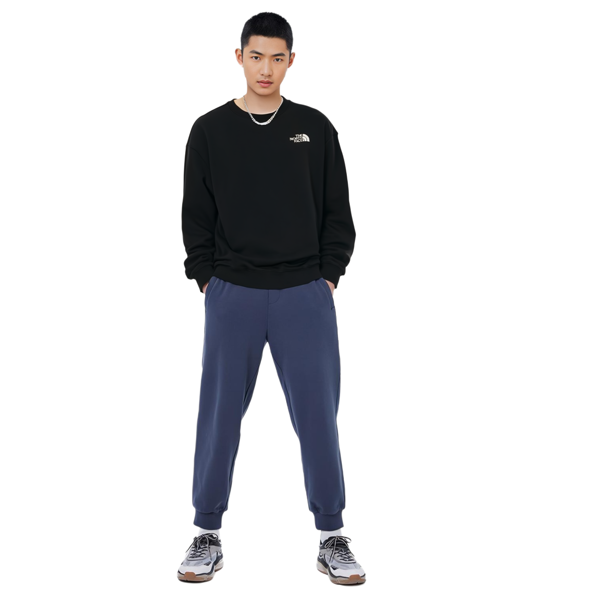 TNF SS22 Essential Logo Crewneck Sweatshirt Black NM5MN03A 圖 8