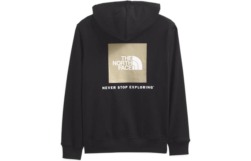 TNF SS22 Gold Logo Pullover Hoodie Black Fall Edition NF0A4761-50P